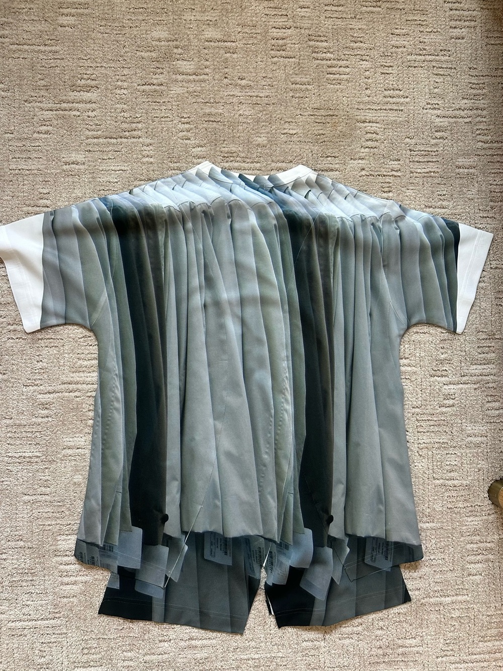 Men's Dry Cleaner Trompe L'oeil Jersey T-Shirt COMME DES GARCONS HOMME PLUS - Picture 4 of 8